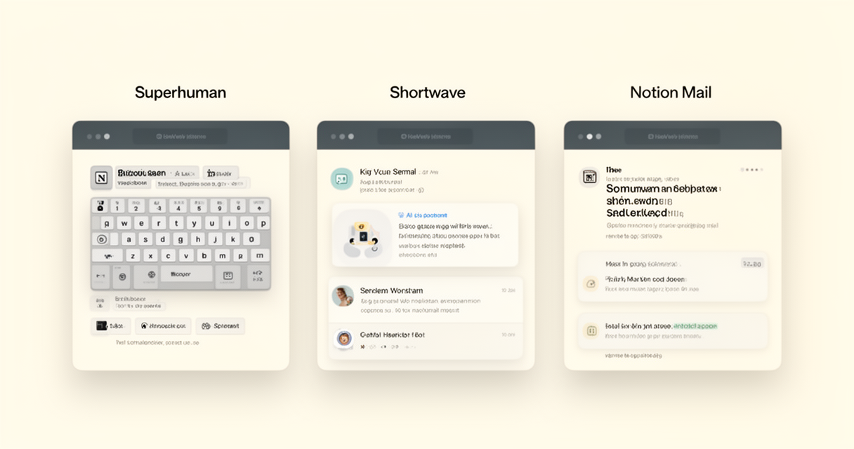 Superhuman vs Shortwave vs Notion Mail (2026 Honest Review)